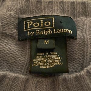 Polo Ralph Lauren Cashmere Sweater. Gently worn. Some pilling